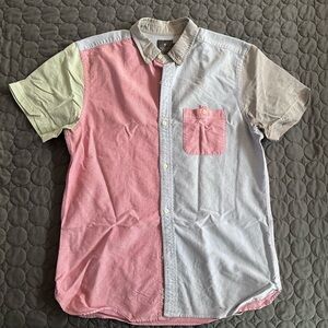 Hawkins & McGill Men's Two-Tone Shirt - Pink and Gray